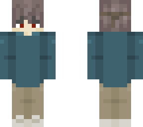 cyan sweater man