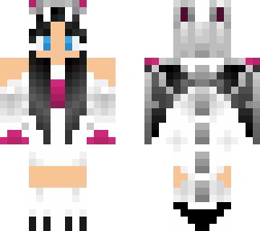 dragon girl skin (black hair)
