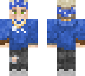 blue bandana guy but new hoodie