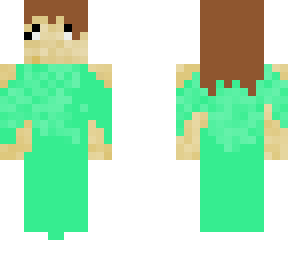green dress