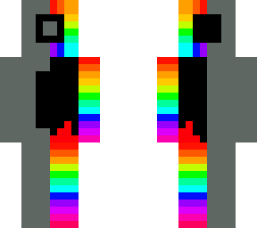 grey to rainbow black backround
