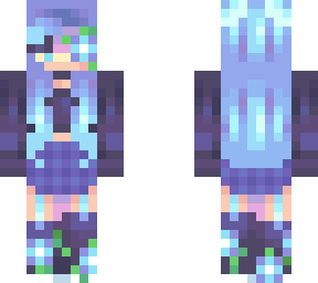 blue flowers