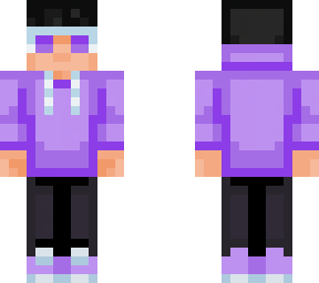 boy in a purple hoody-hive style