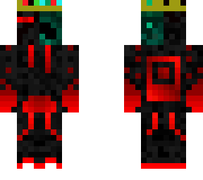 enderman and warden with a crown