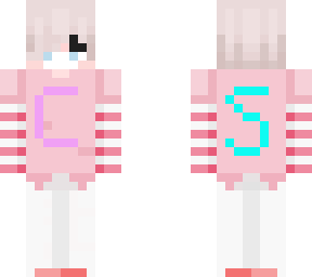 girl skin with c and s fornt and back