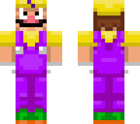 Wario Minecraft Skin Wario Minecraft Skin