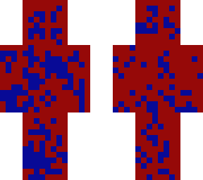burning red to blue