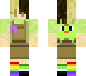 girl with frog backpack and pride socks (tiny changes)