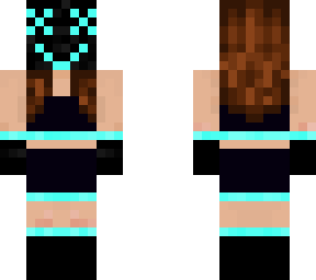 girl with purge mask