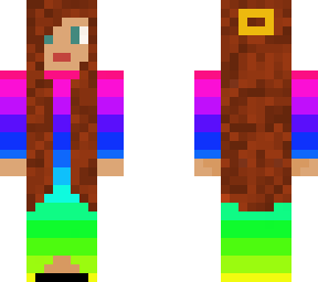 long hair rainbow