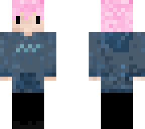 penr0se pink blue hoodie