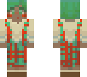 plaid green red