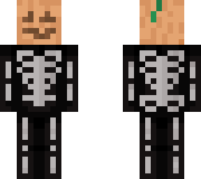 pumpkin skeleton
