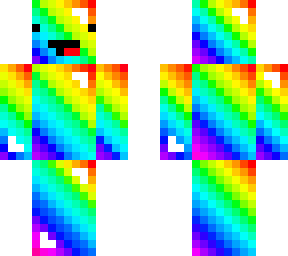 rainbow skepy with glass