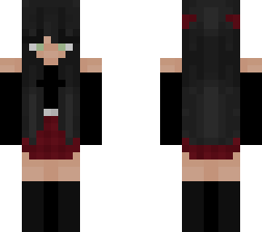 red girl skin dark hair
