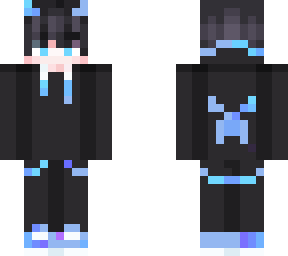 blue creeper hoodie