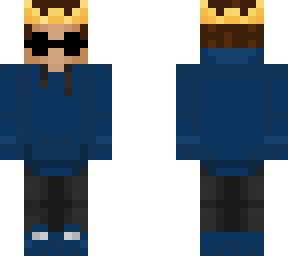 blued with crown