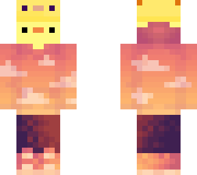 duck with axolotl beanie