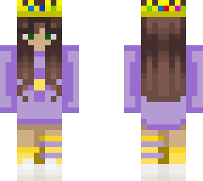 flower girl with techno crown