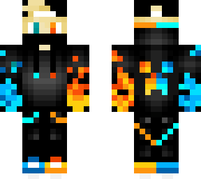 ice and fire boy with cap