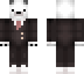 polar bear in a suit