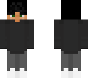black hoodie