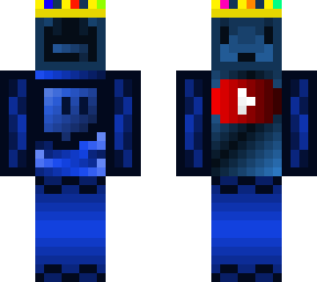 blue streamer but with a crown