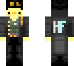 changing my skin to support hyperionfund: a hypixel skyblock charity.