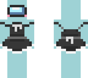 cyan among us maid