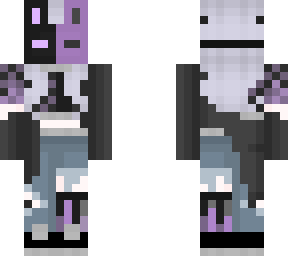 masked purple bunny