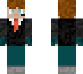 mr creeper y mr zombie:mr creeper con traje