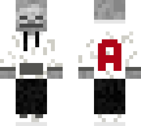 skeleton in a jacket