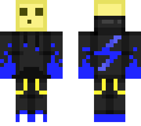 yellow blue and black slime