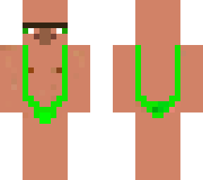 aldeano sexy verde