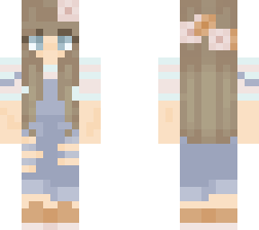 blue dungarees