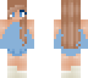 fille bleue