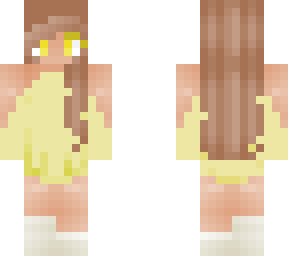 fille jaune