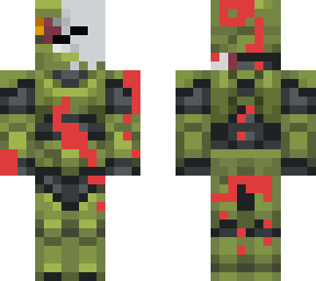 master cheif half skull shown (halo infinite)