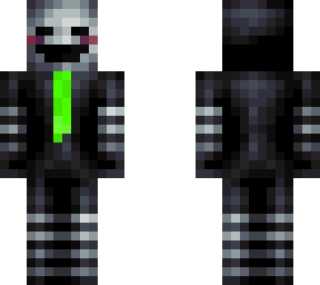 puppet with a green tie