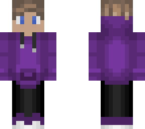 purple sweatshirt guy