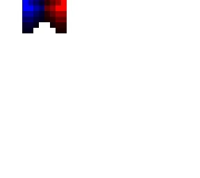 red & blue horns