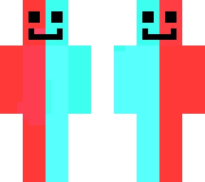 red and blue