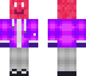 red headed man in purple hoodie