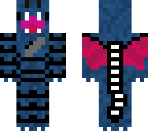 refined blue dragon with wings
