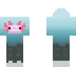 slim (3px) arms axolotl hoodie skin base