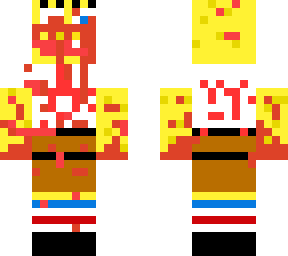 sponge bob bloody