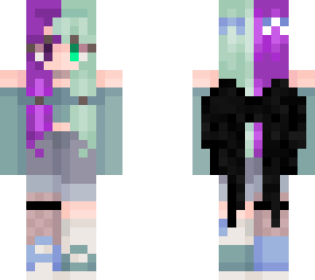 winged weird girl