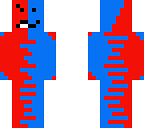 blue and red guy