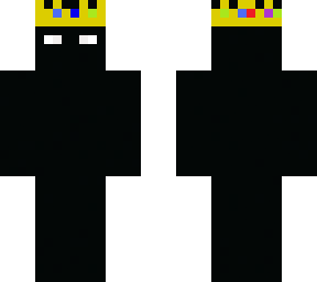 final fix black skin with technoblade crown