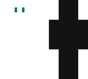 white and cyan 3d